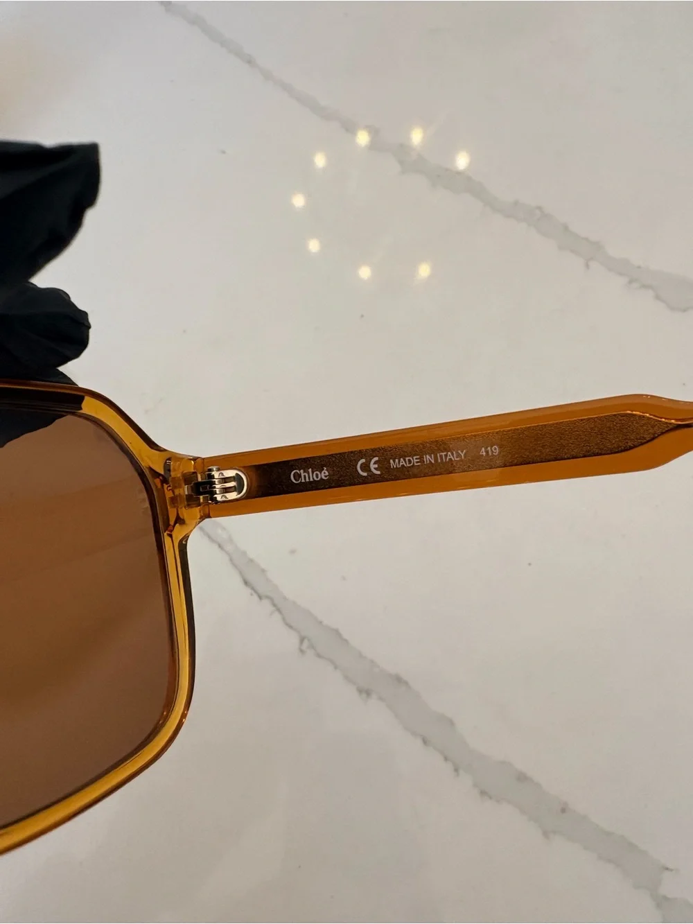Chloé Willow CE761S Light Brown Oversized Square Sunglasses